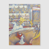 Georges Seurat - Carte magnétique du cirque (Devant)