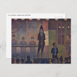 Georges Seurat - Circus Slideshow Briefkaart