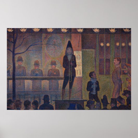 Georges Seurat - Circus Slideshow Poster (Voorkant)