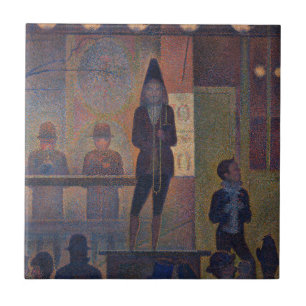 Georges Seurat - Circusattractie Tegeltje