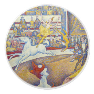 Georges Seurat - De Circus Keramische Knop
