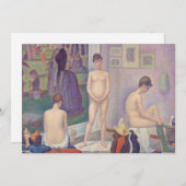 Georges Seurat - De modellen Kaart (Voorkant / Achterkant)