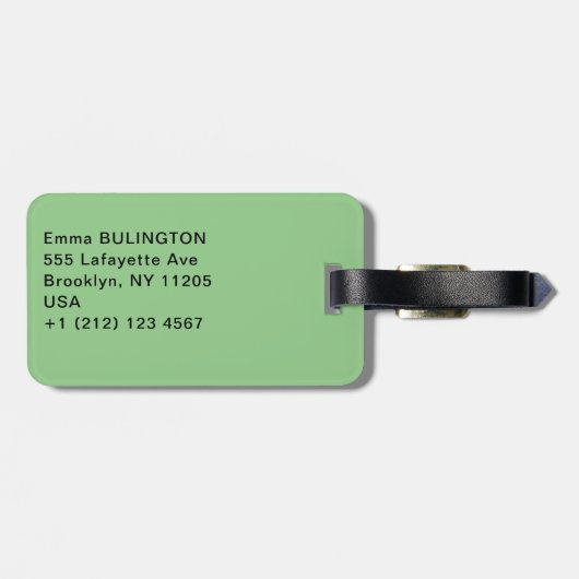 Georges Seurat - Een zondag op La Grande Jatte Bagagelabel (Achterkant horizontaal)