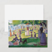 Georges Seurat - Een zondag op La Grande Jatte Bedankkaart (Voorkant / Achterkant)