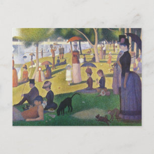 Georges Seurat - Een zondag op La Grande Jatte Briefkaart