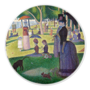 Georges Seurat - Een zondag op La Grande Jatte Keramische Knop