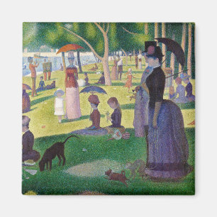 Georges Seurat - Een zondag op La Grande Jatte Magneet