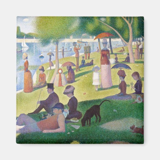 Georges Seurat - Een zondag op La Grande Jatte Magneet (Voorkant)