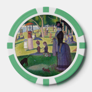 Georges Seurat - Een zondag op La Grande Jatte Poker Chips