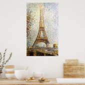 Georges Seurat Eiffel Tower Pointillism Poster (Keuken)