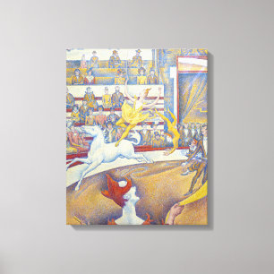 Georges Seurat - Het Circus Canvas Afdruk