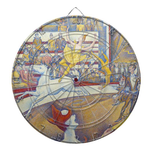 Georges Seurat - Het Circus Dartbord (Voorkant)
