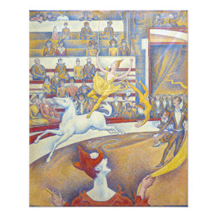 Georges Seurat - Het Circus Foto Afdruk