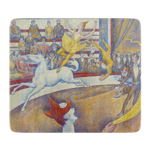 Georges Seurat - Het Circus Snijplank (Voorkant)