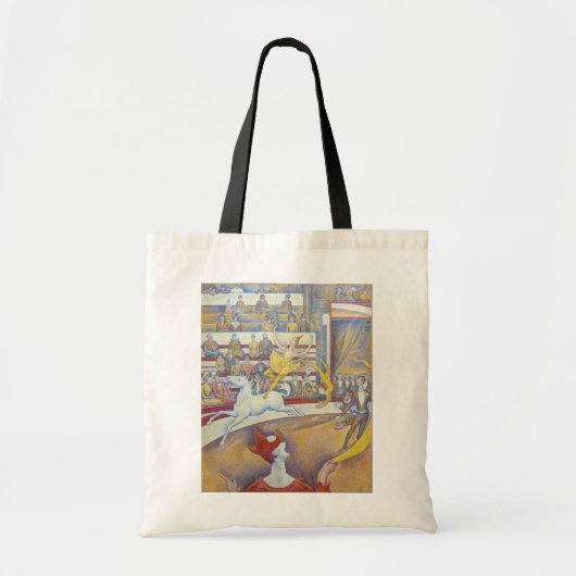 Georges Seurat - Het Circus Tote Bag (Voorkant)