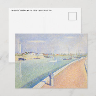 Georges Seurat - Het Gravelinekanaal Briefkaart