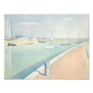Georges Seurat - Het Gravelinekanaal Foto Afdruk