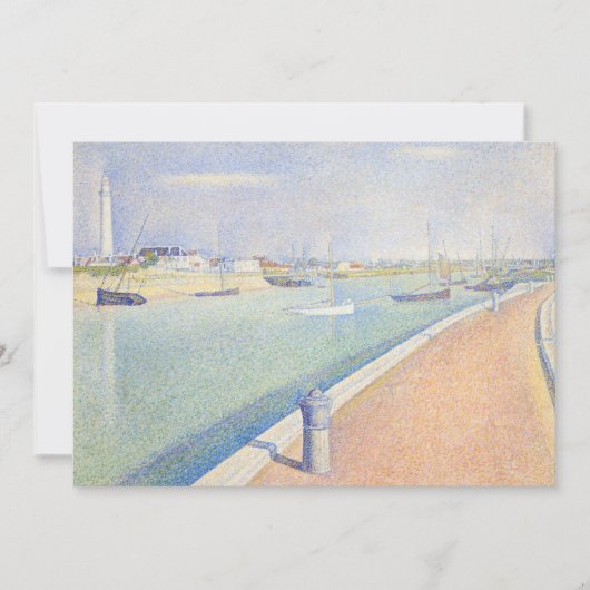 Georges Seurat - Het Gravelinekanaal Kaart (Voorkant)
