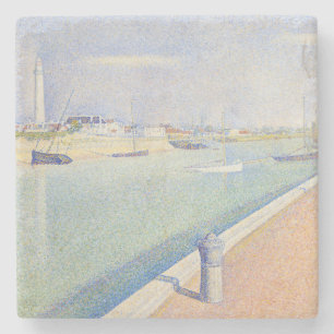 Georges Seurat - Het Gravelinekanaal Stenen Onderzetter