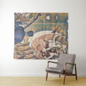 Georges Seurat - Le Chahut Wandkleed (In Situ (horizontaal))