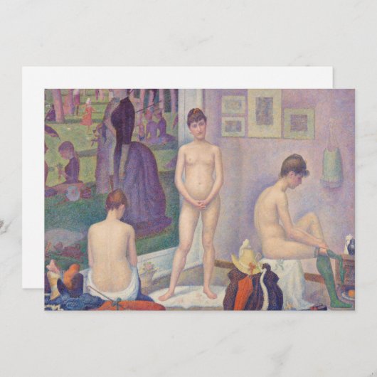 Georges Seurat - Les Modèles (Devant / Derrière)