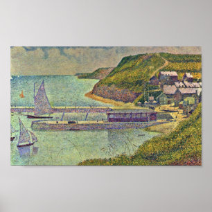 Georges Seurat - Marine (Port en Bessin) Poster