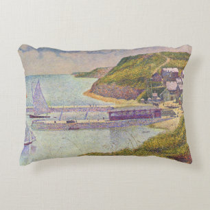 Georges Seurat - Port-en-Bessin bij hoog tij Accent Kussen