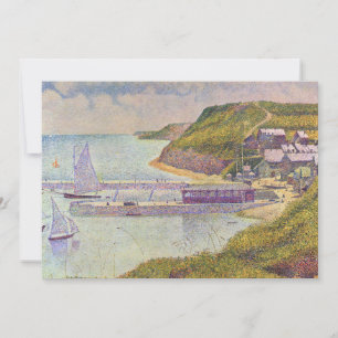 Georges Seurat - Port-en-Bessin bij hoog tij Kaart