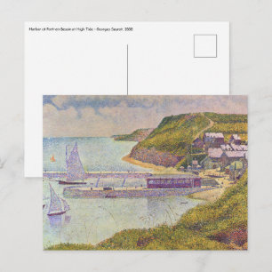 Georges Seurat - Port-en-Bessin - High-Tide Briefkaart