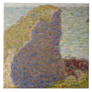 Georges Seurat - Studie naar Le Bec du Hoc Tegeltje