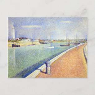 Georges Seurat The Channel of Gravelines, Petit Fo Briefkaart