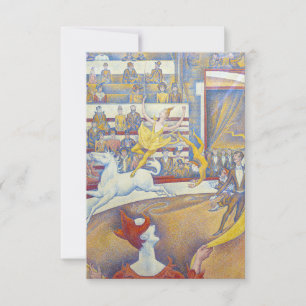 Georges Seurat - The Circus Bedankkaart
