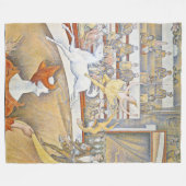 Georges Seurat - The Circus Fleece Deken (Voorkant (Horizontaal))