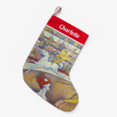 Georges Seurat - The Circus Kleine Kerstsok (Voorkant (Hangend))