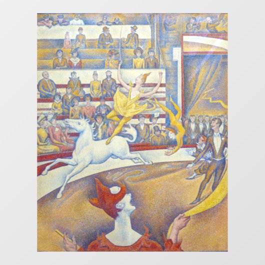 Georges Seurat - The Circus Raamsticker (Vel)