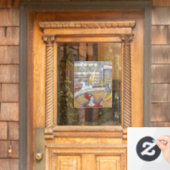 Georges Seurat - The Circus Raamsticker (Huis Deur)