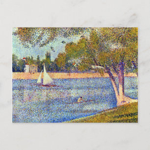 Georges Seurat The Seine and la Grande Jatte Briefkaart
