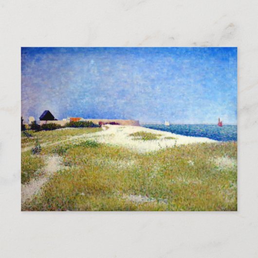 Georges Seurat Uitzicht Fort Samson Briefkaart (Voorkant)