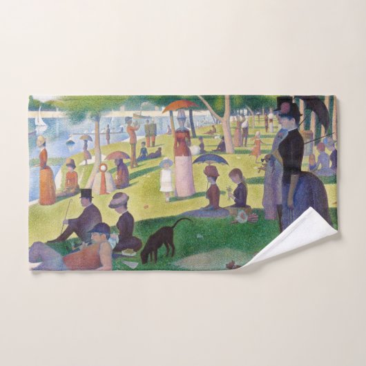 Georges Seurat - Un dimanche après-midi à l'Île de (Serviette à main)