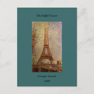 Georges Seurat's Painting: The Eiffel Tower (1889) Briefkaart