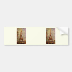 Georges Seurat's Painting: The Eiffel Tower (1889) Bumpersticker