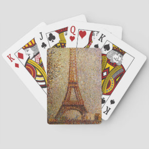 Georges Seurat's Painting: The Eiffel Tower (1889) Speelkaarten