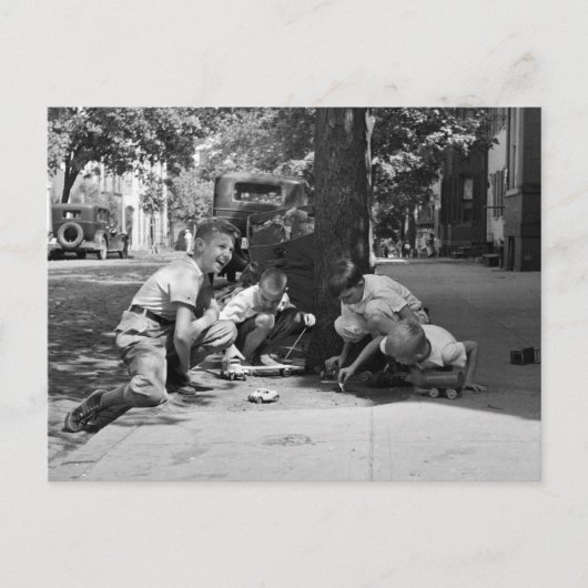 Georgetown Boys, jaren dertig Briefkaart (Voorkant)