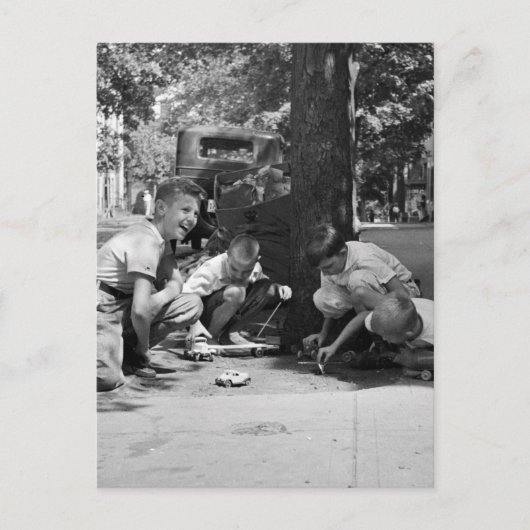 Georgetown Boys, jaren dertig Briefkaart (Voorkant)