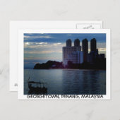 Georgetown, carte postale Penang (Devant / Derrière)