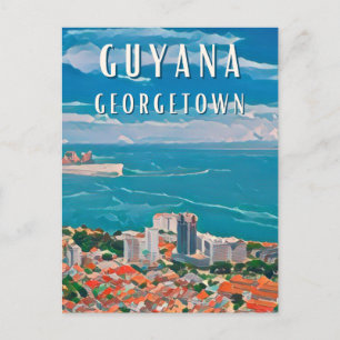 Georgetown, de kleurrijke hoofdstad van Guyana Briefkaart