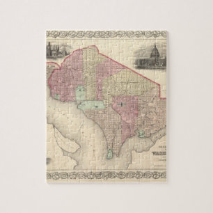 Georgetown en de stad Washington Legpuzzel