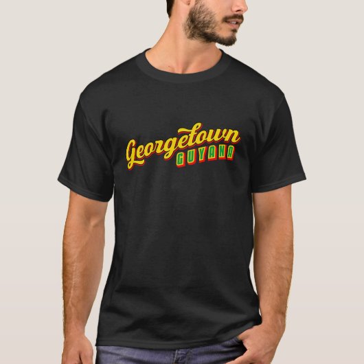 Georgetown Guyana T-shirt (Voorkant)