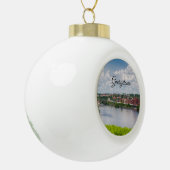 Georgetown Keramische Bal Ornament (Links)