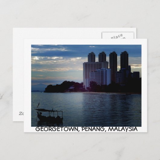 Georgetown, Penang briefkaart (Voorkant / Achterkant)